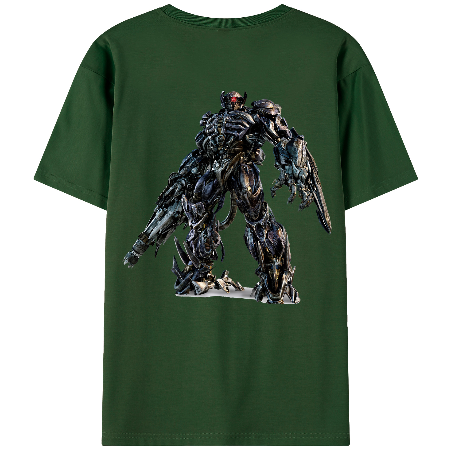 （画像用） Transformers トランスフォーマー 綿100％半袖Tシャツ（背面プリント）